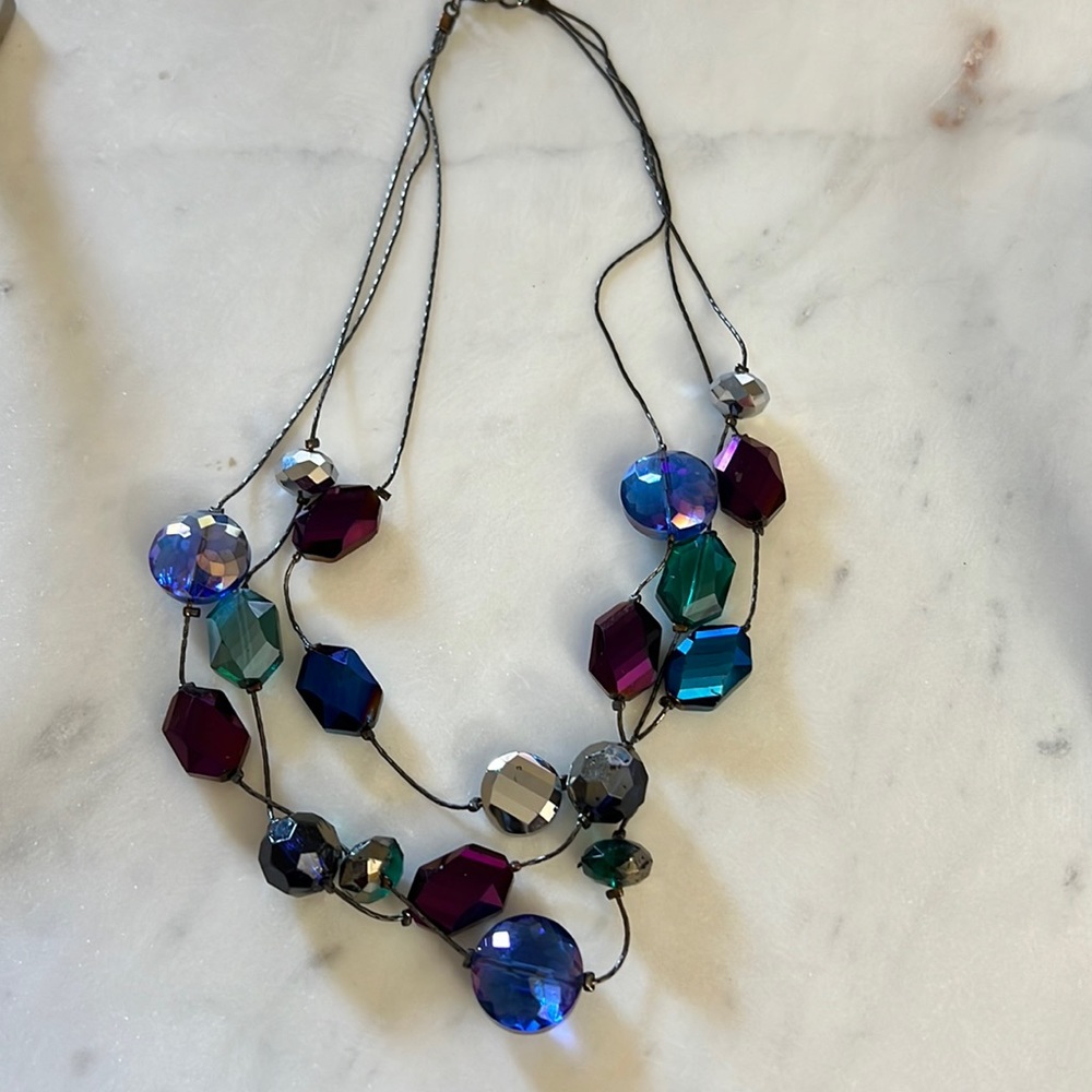 Blue Fashion Necklace